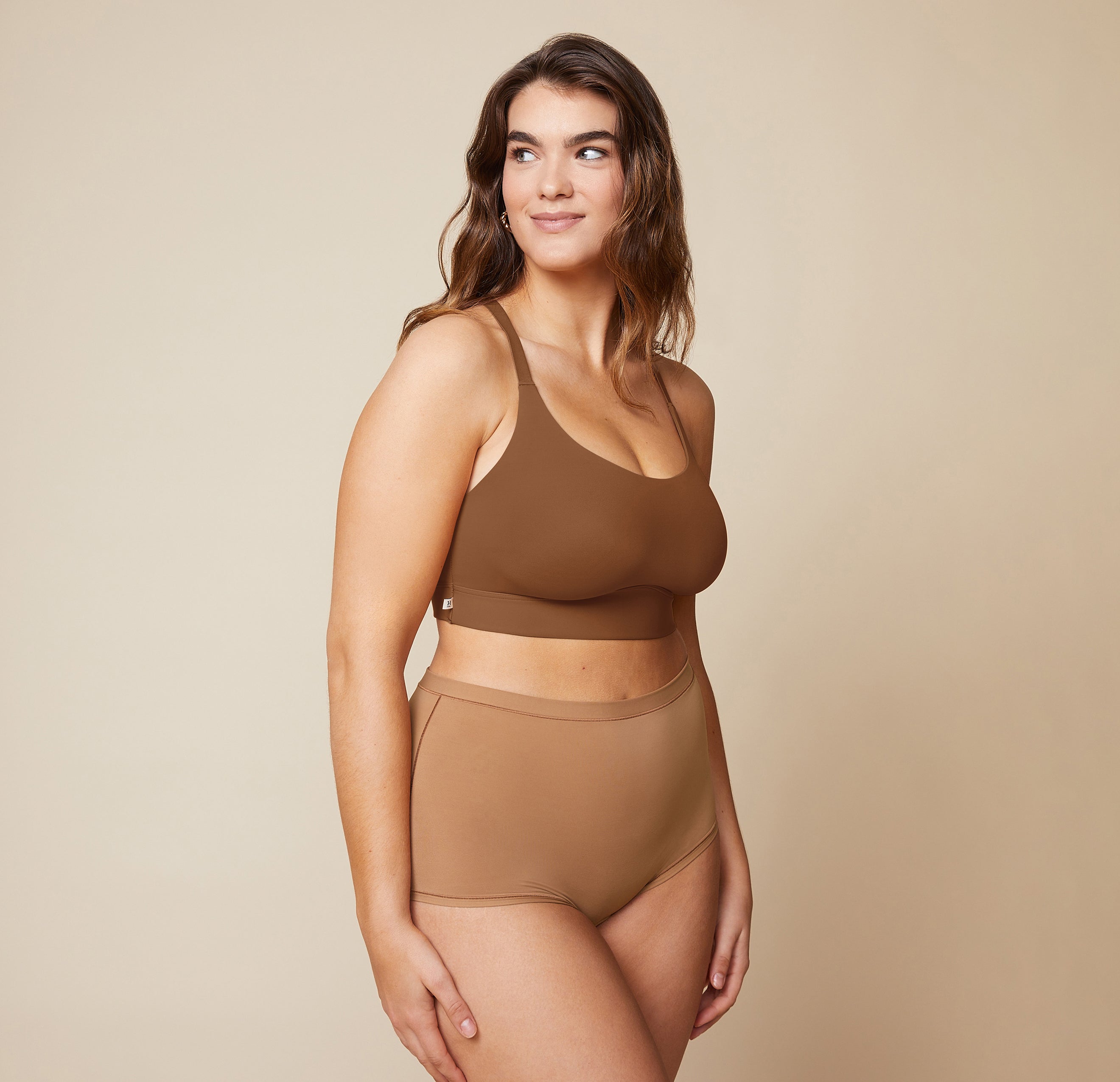 Bliss Racerback Bralette - Brown、mySite、bengalsvssteelers