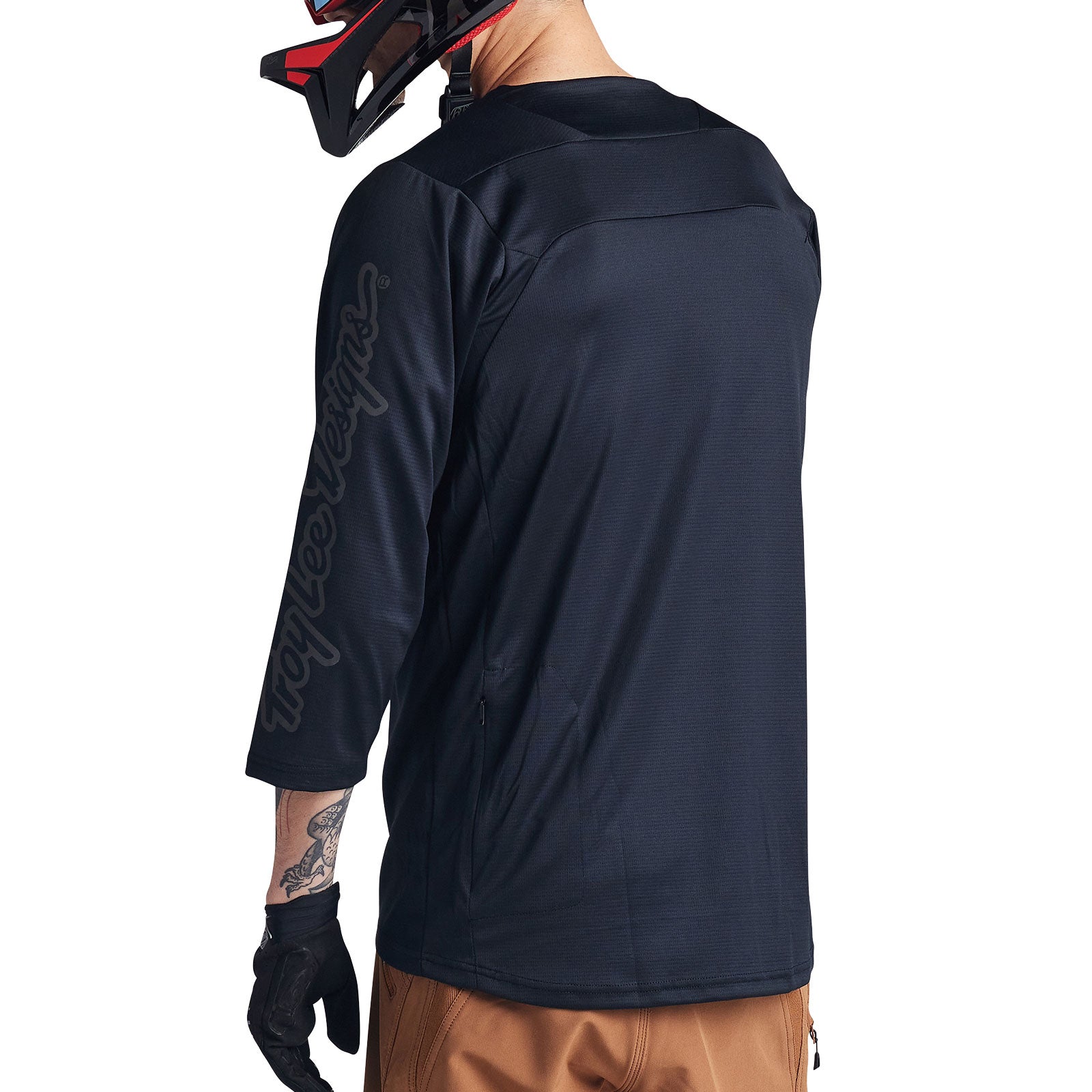 Ruckus 3/4 Jersey Solid Black、mySite、dreamappss