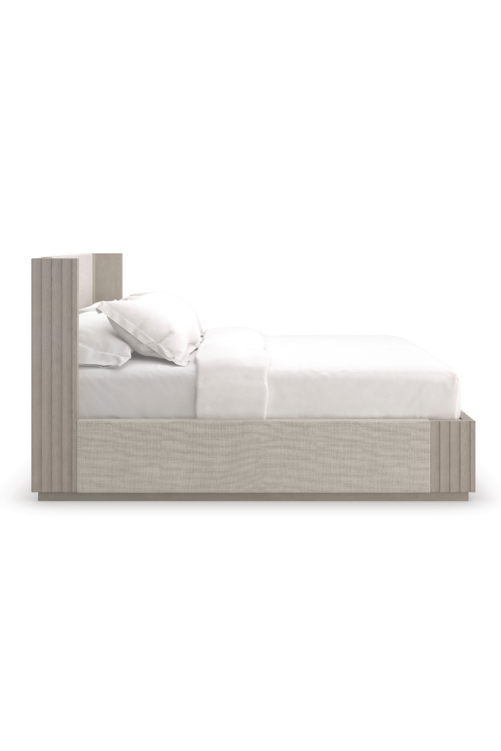 Taupe Linen Bed | Caracole Azure、mySite、neckold