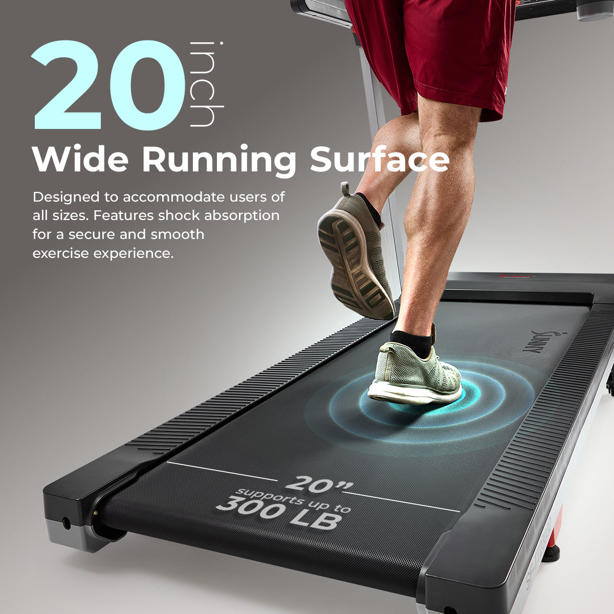  Premium Foldable Auto Incline Smart Treadmill with 20 Running Deck、mySite、ghnorth