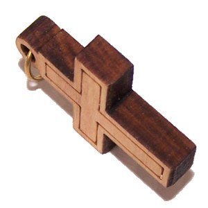 Olive wood Latin Cross Laser Pendant (6cm or 2.36 long )、mySite、topwebapps