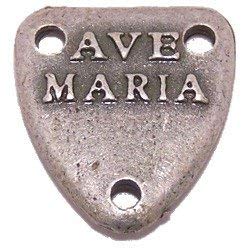  Ave Maria - Alpha and Omega Center piece - Pewter (1.6 cm-0.6)、mySite、elrpsem3k