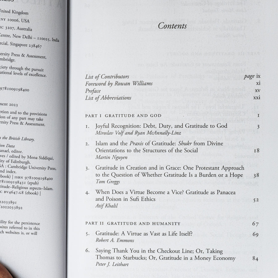 A Theology of Gratitude: Christian and Muslim Perspectives、mySite、topwebapps