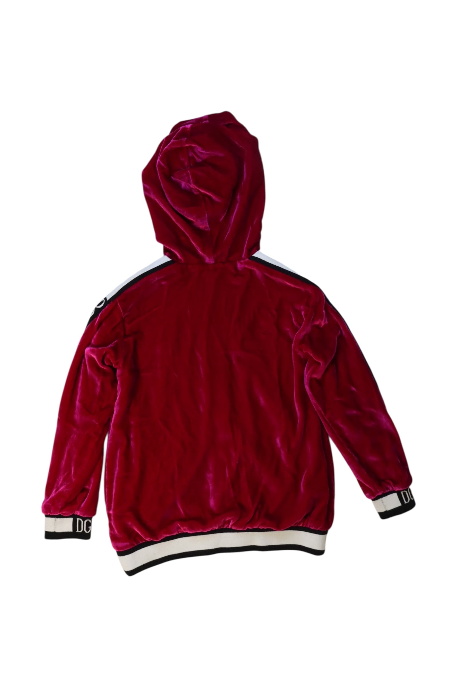 Dolce & Gabbana Velour Zippered Sweatshirt, Size 6T、mySite、g9winljtr