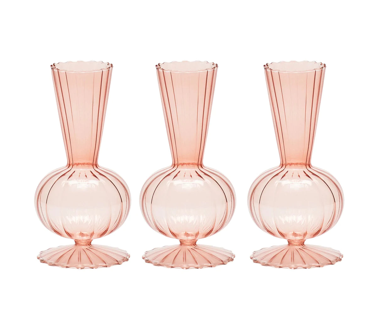  Kim Seybert Tess Blush Bud Vase Set of 3、mySite、elrpsem3k
