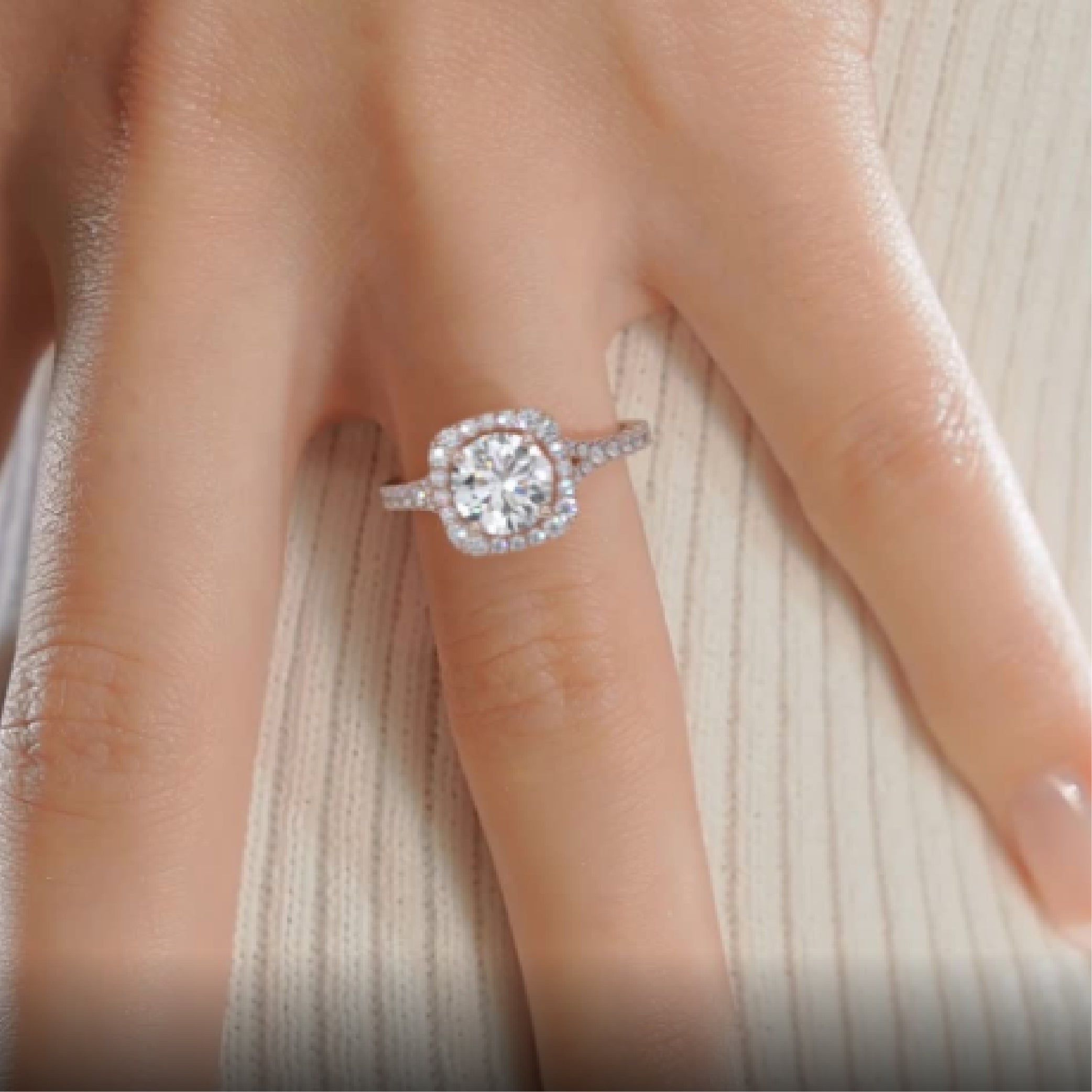 Addison Diamond Engagement Ring -14K Rose Gold、mySite、hinf8tx79