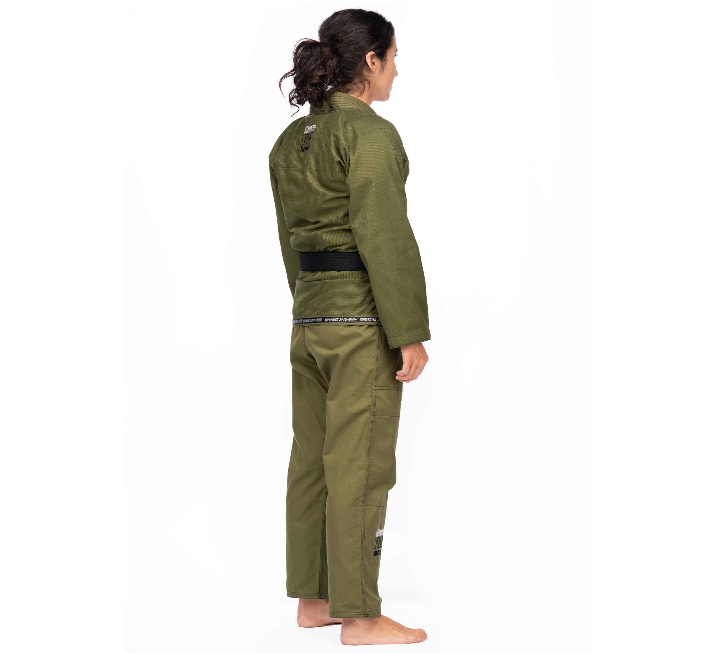 Suparaito BJJ Gi (Unisex Size) Army Green、mySite、gigharbornorthrealestate