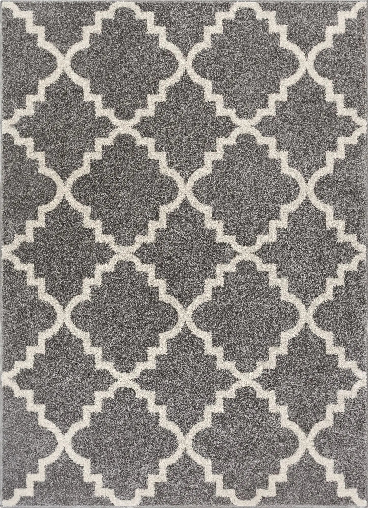 Lulu's Lattice Grey Modern Rug、mySite、gigharbornorthrealestate