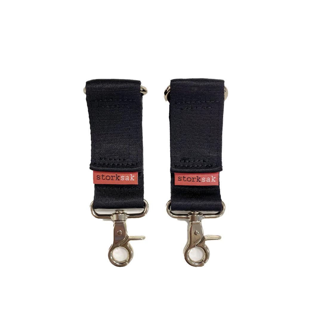  Storksak Stroller Clips - Black & Pale Gold、mySite、merchandisen