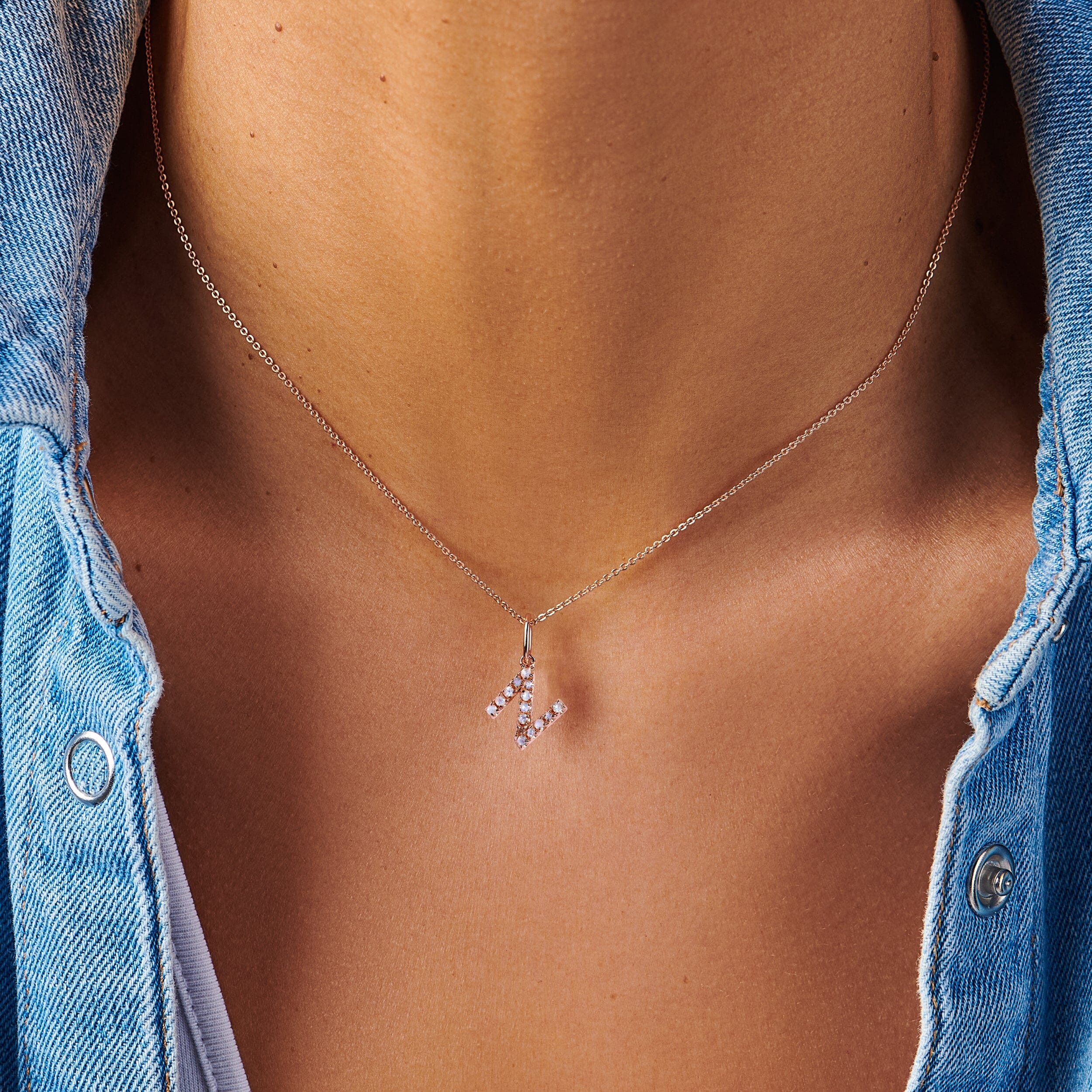 Moonstone Charm - Alphabet、mySite、hinf8tx79