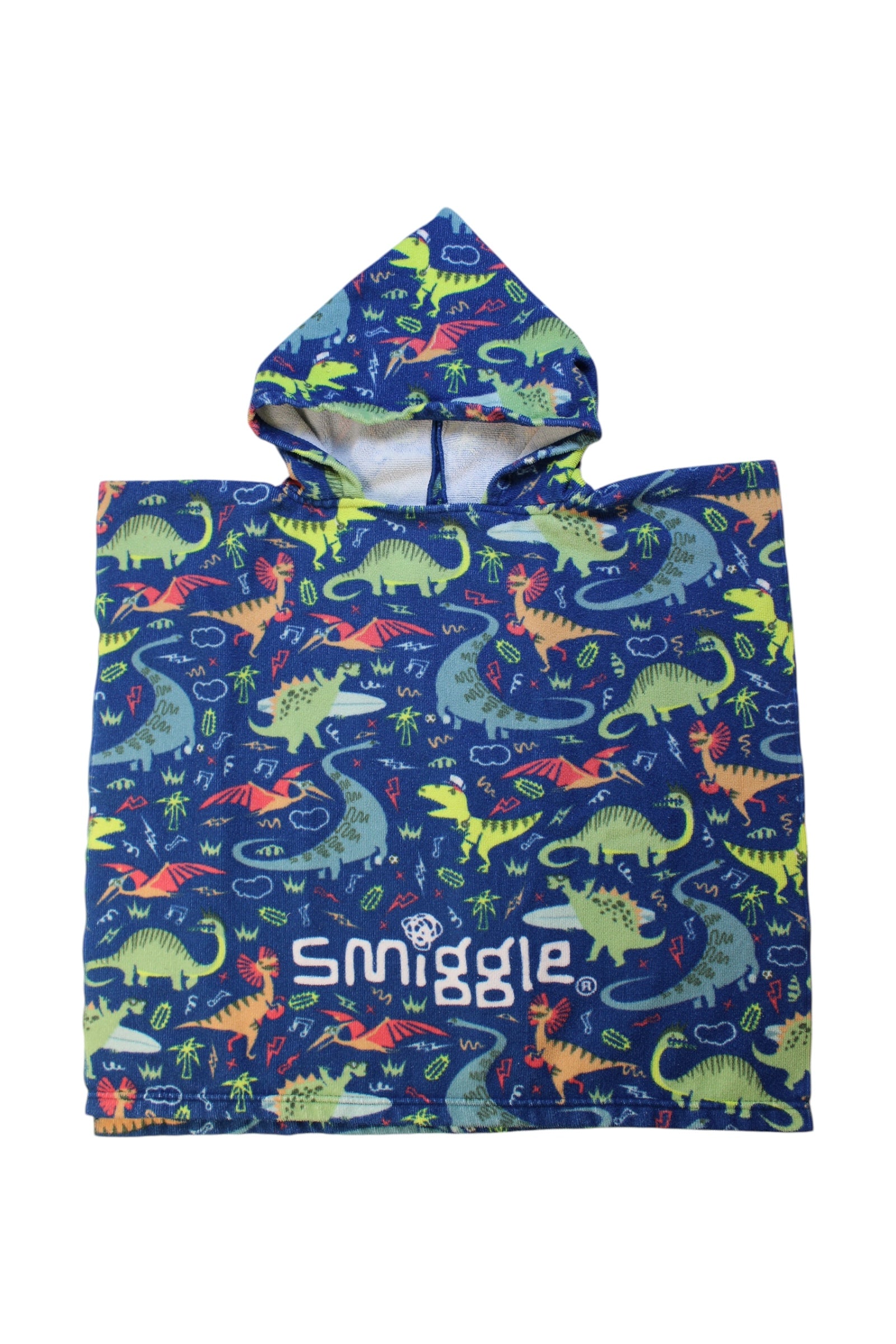 Smiggle Dinosaur Poncho O/S、mySite、g9winljtr