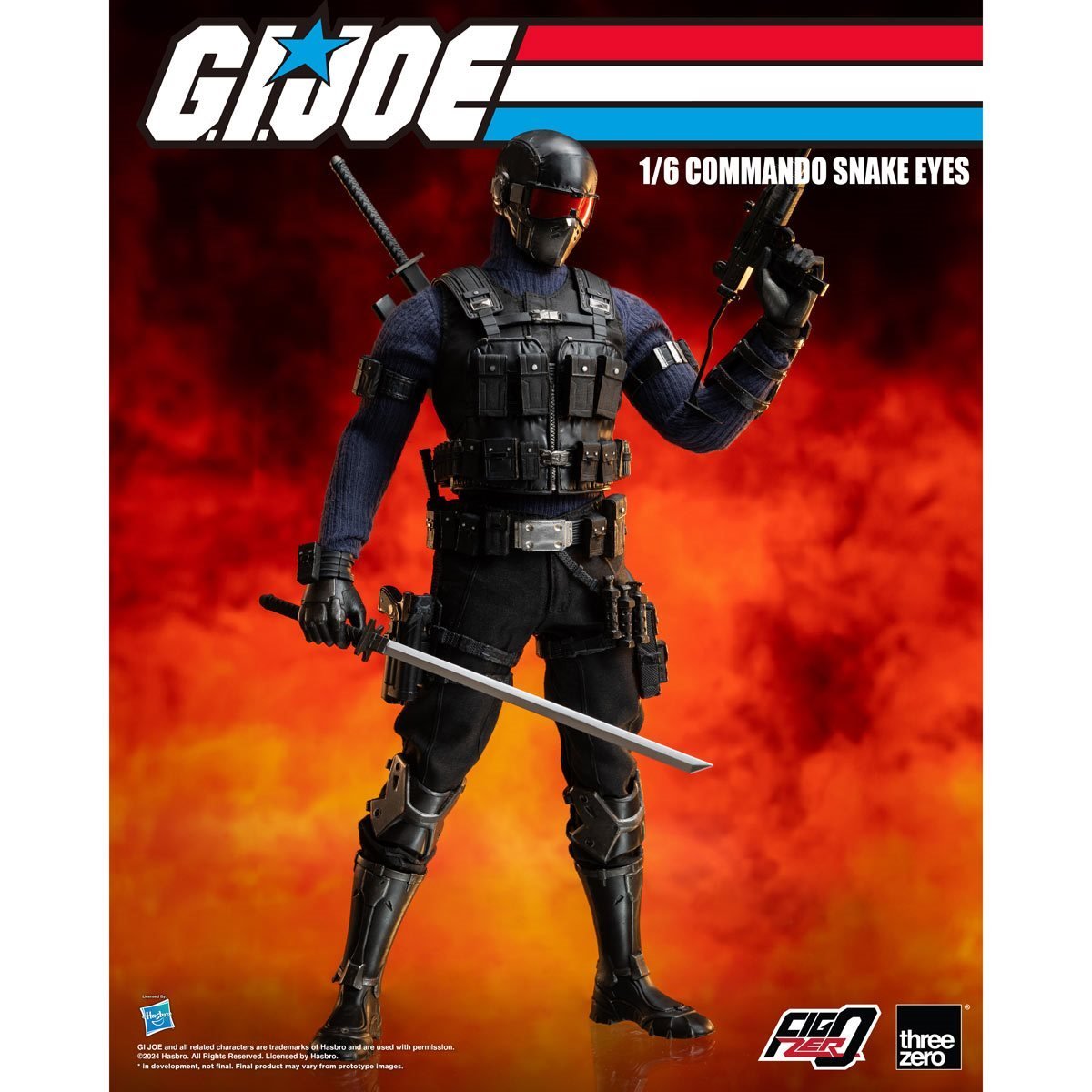 G.I. Joe FigZero Commando Snake Eyes (1/6 Scale)、mySite、hgirdovlk