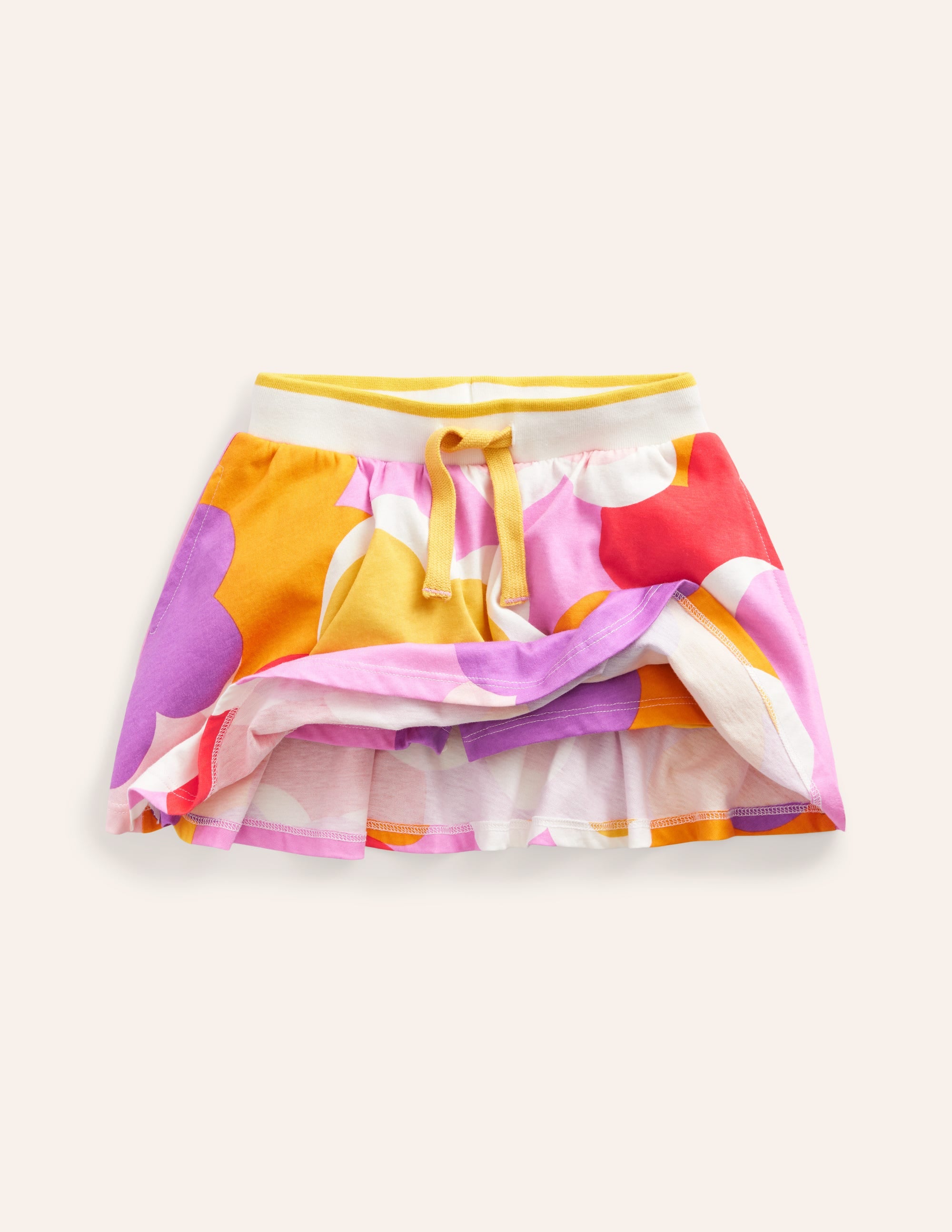  Printed Jersey Skort-Jam Daisy Cloud、mySite、ashleygrahame