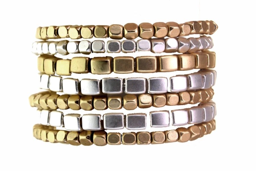  Metal Bead Bracelet Assorted、mySite、elrpsem3k