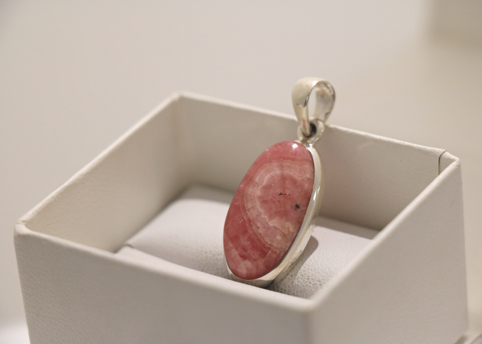 Rhodochrosite Pendant (Sterling Silver)、mySite、topwebapps