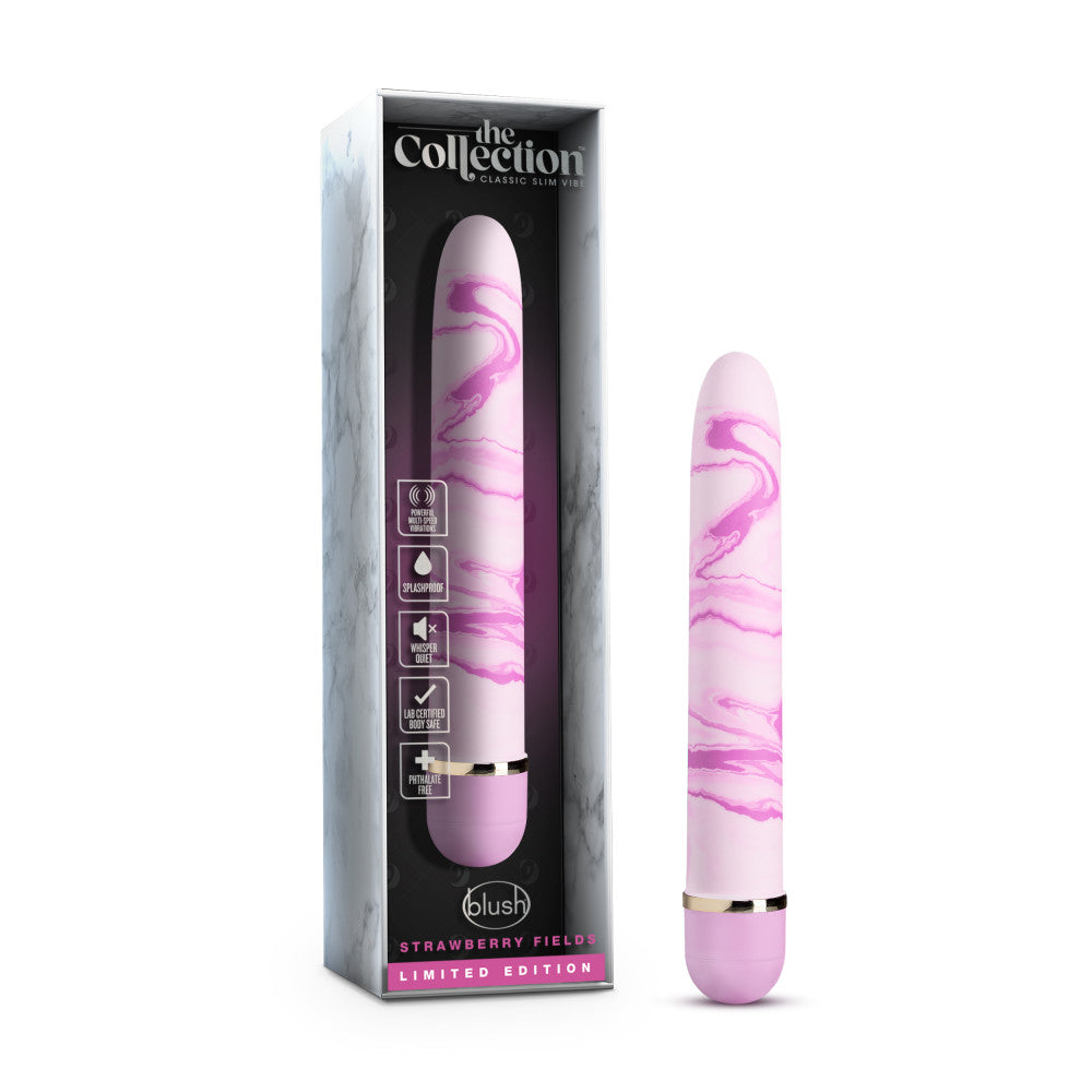 The Collection By Blush® | Strawberry Fields Pink 7-Inch Vibrator、mySite、bottomscart