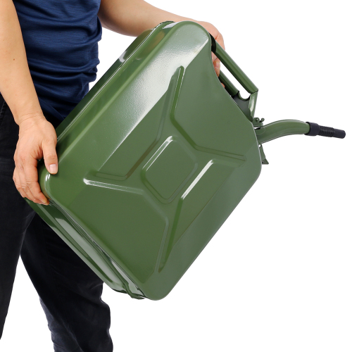 20 Liter (5 Gallon) Jerry Fuel Can with Flexible Spout, Portable Jerry Cans Fuel Tank Steel Fuel Can, Fuels Gasoline Cars, Trucks, Equipment,RED 4pcs/set、、eastwooduniform
