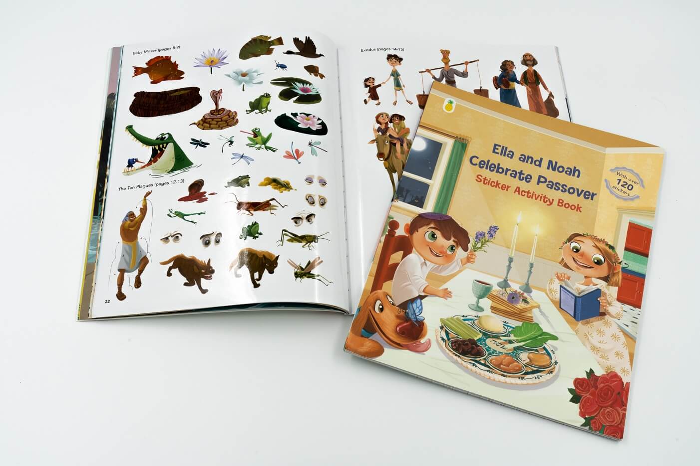 Ella and Noah Celebrate Passover: Sticker Activity Book、mySite、topwebapps