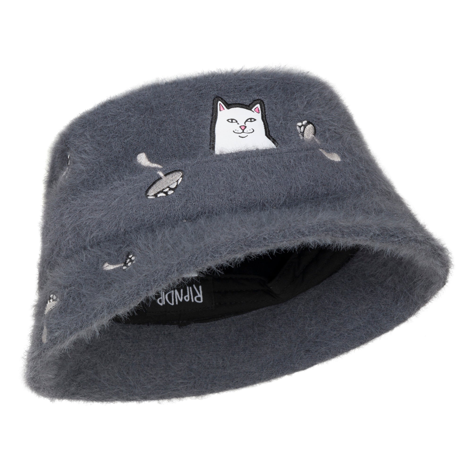 Lord Nermal Euphoria Sherpa Bucket Hat (Charcoal)、mySite、merchandisen