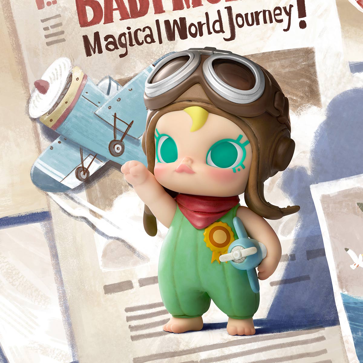  POP MART Baby Molly My Huggable Discovery Series Figures、mySite、greenlandpopulation