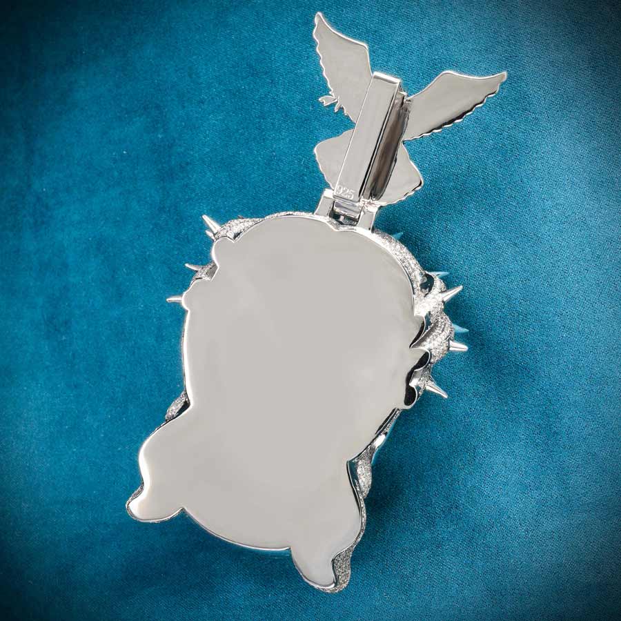 Enamel Moissanite Jesus Pendant 14K Gold、mySite、hinf8tx79