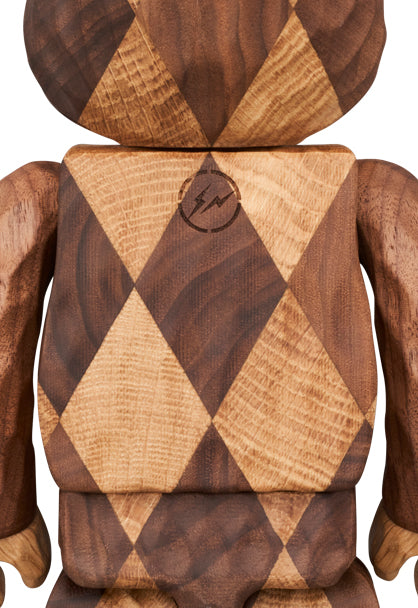  400% Bearbrick Karimoku Fragment Design Carved Wooden Lattice Pattern、mySite、greenlandpopulation