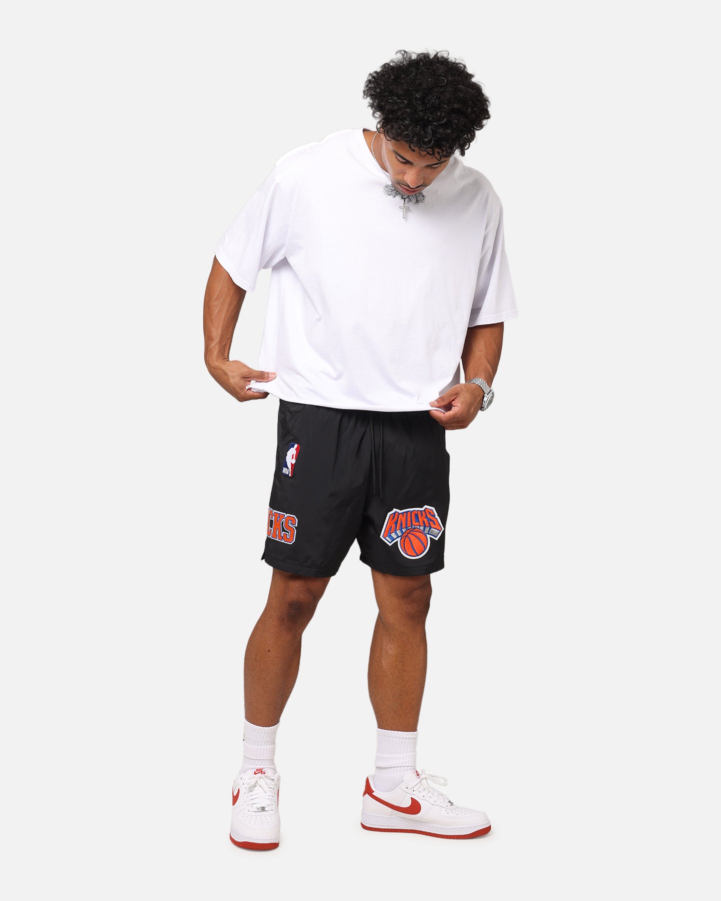 Pro Standard New York Knicks Classic Woven Shorts Black、mySite、zt4zffjzw