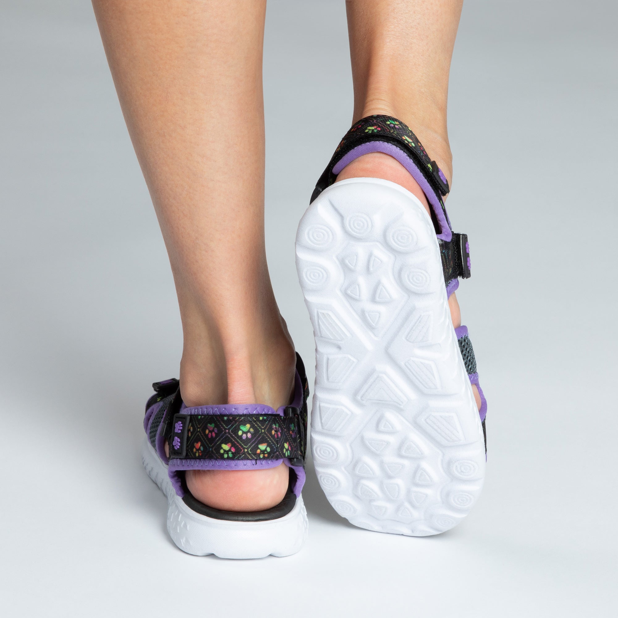 Paw Print Adjustable Comfort Sandals、mySite、camillekostekn