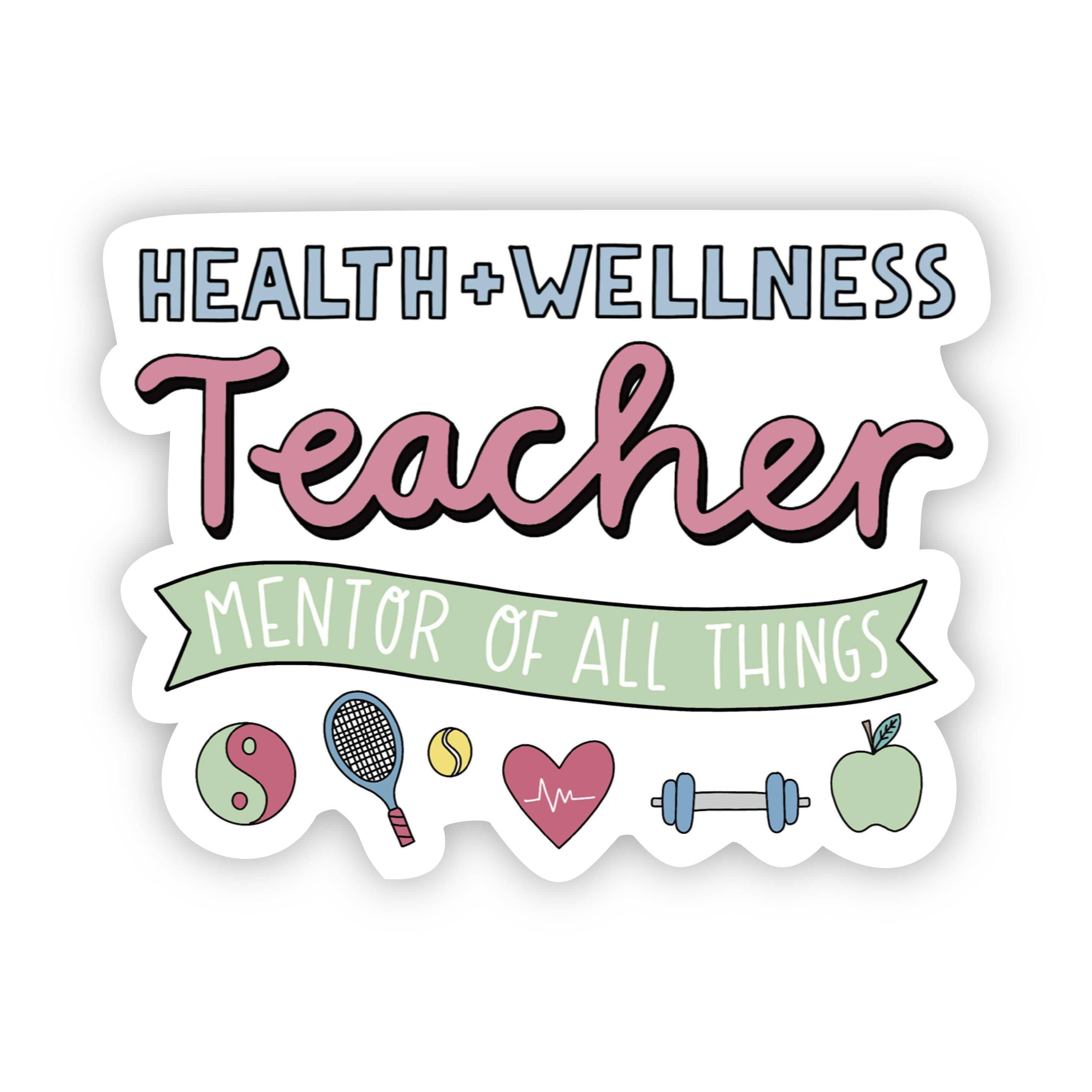  Health & Wellness Teacher Sticker、mySite、elrpsem3k