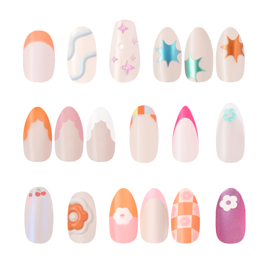 Big & Bold Press-Ons、mySite、solidvoid