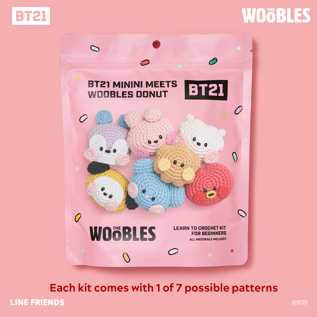  BT21 minini Donut Blind Bag Crochet Kit、mySite、ghnorth