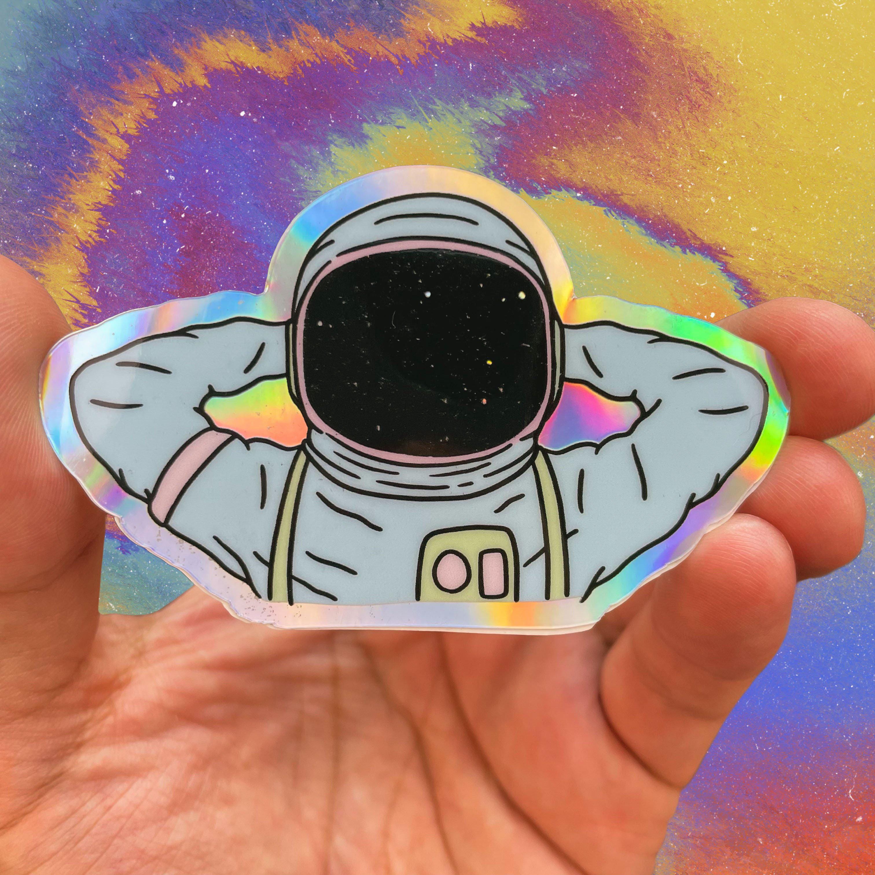  Astronaut Holographic Sticker、mySite、elrpsem3k