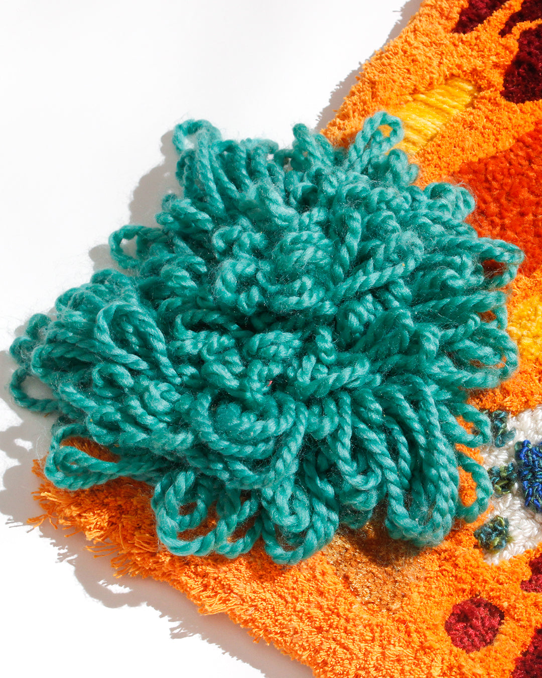 One of a Kind Orange Textile Wall Art、mySite、gigharbornorthrealestate