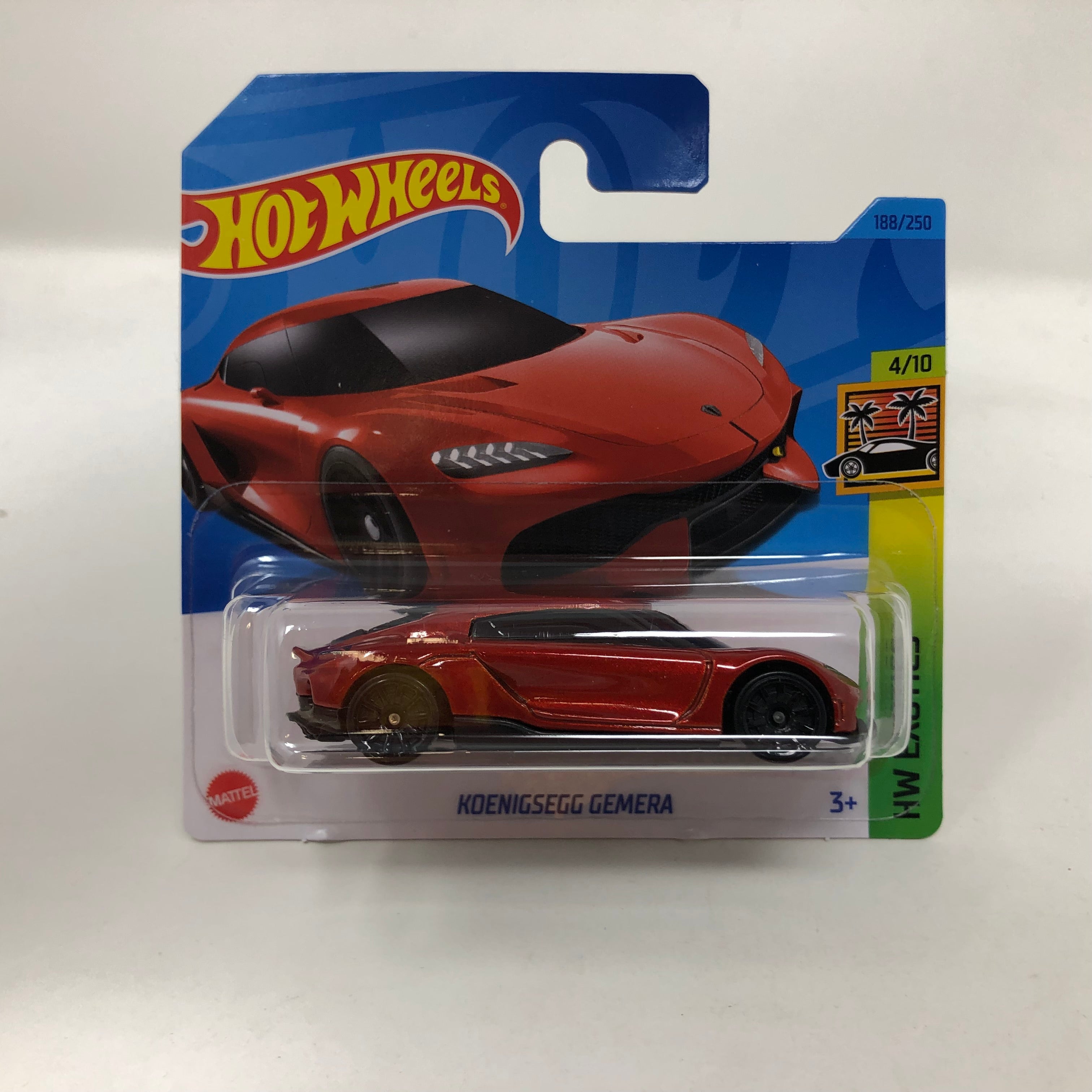 Koenigsegg Gemera #188 * Dark Orange * 2024 Hot Wheels Basic Short Card Case A、mySite、hgirdovlk