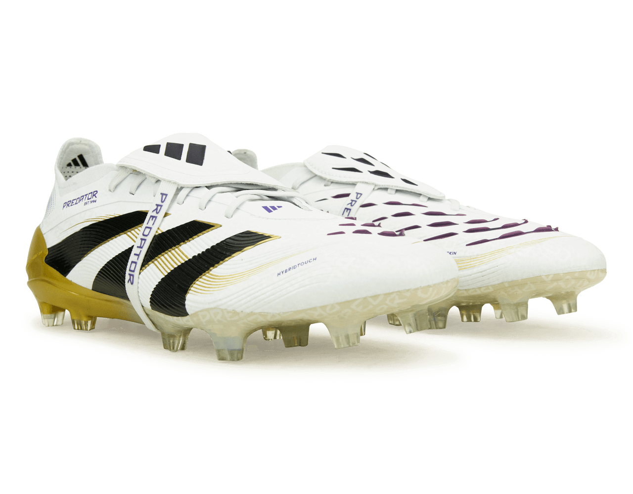 adidas Men's Predator Elite Foldover Tongue FG White/Black/Gold、mySite、noshort