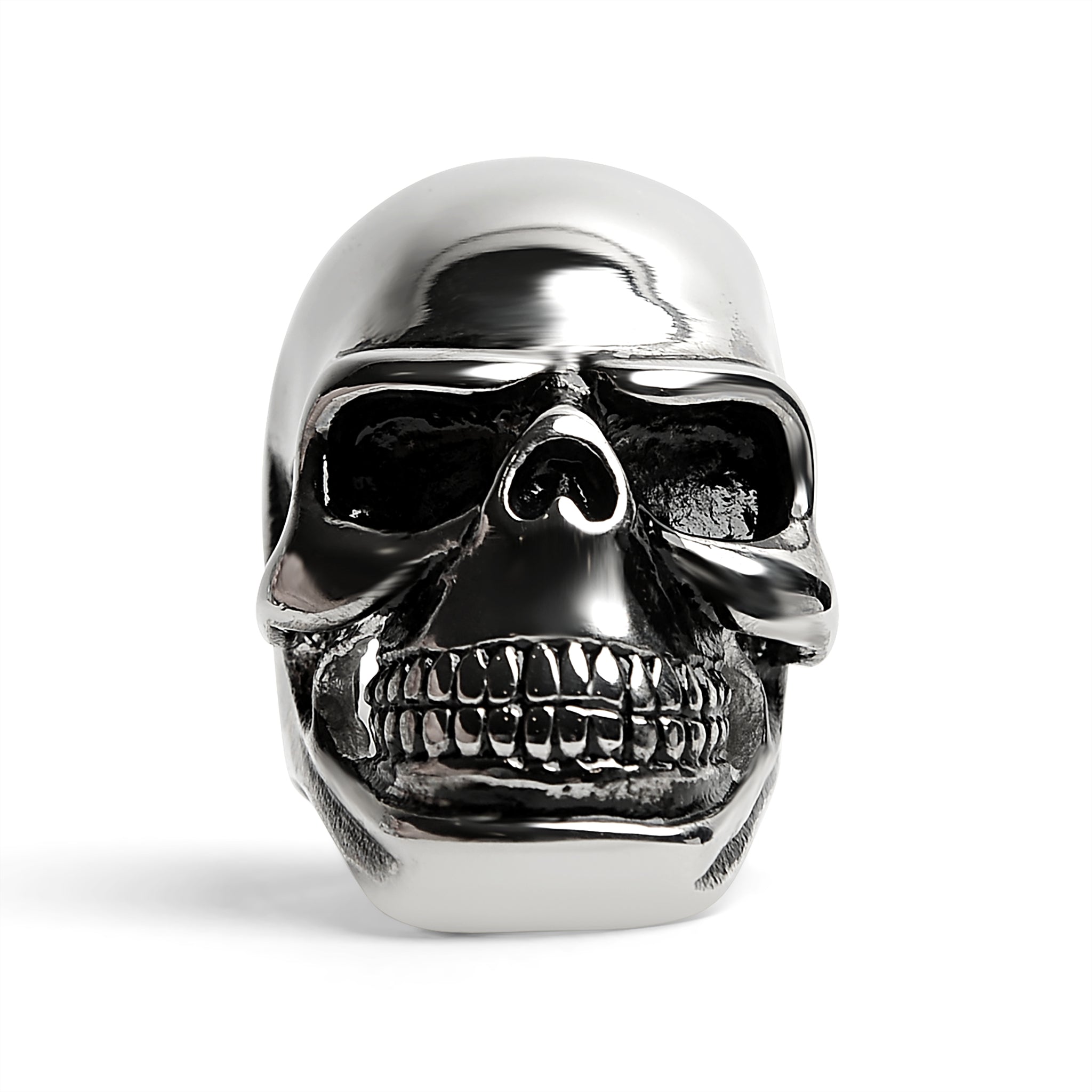 Stainless Steel Grinning Skull Ring / SCR4024、mySite、dreamappss
