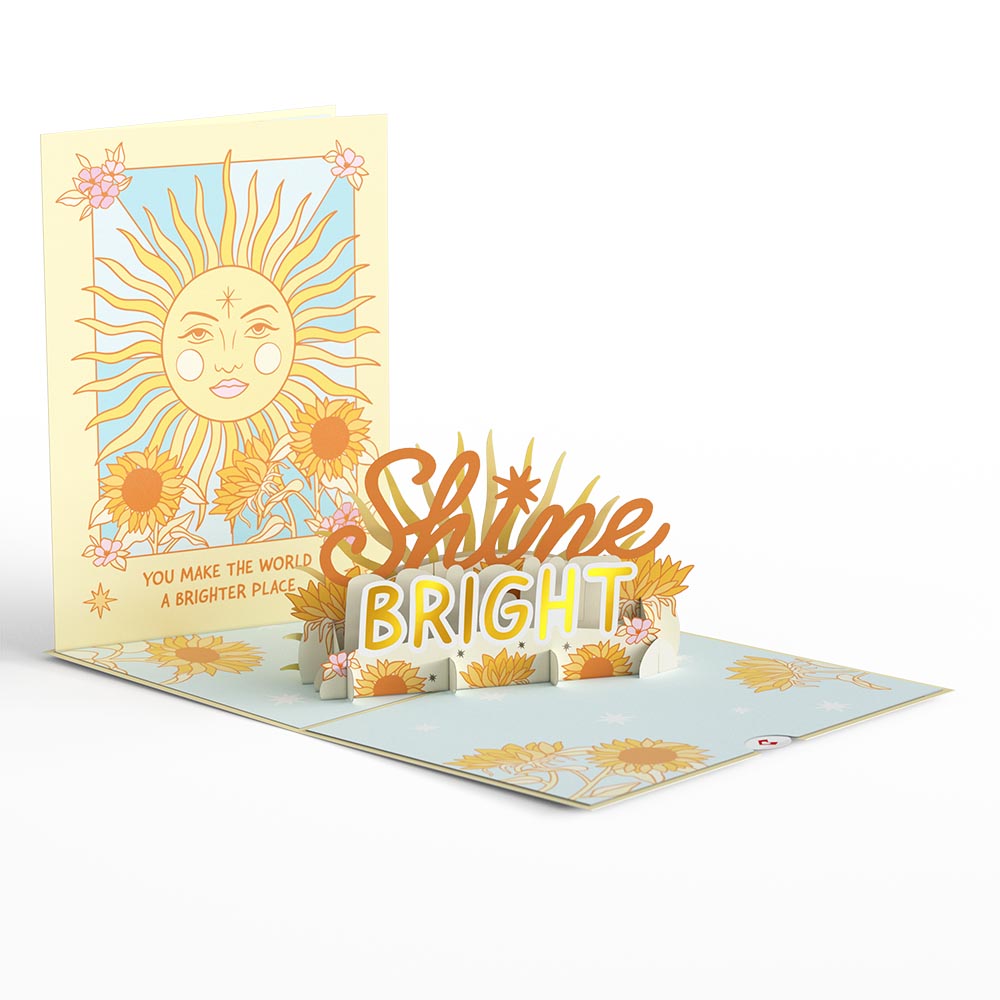 Shine Bright Pop-Up Card、mySite、solidvoid
