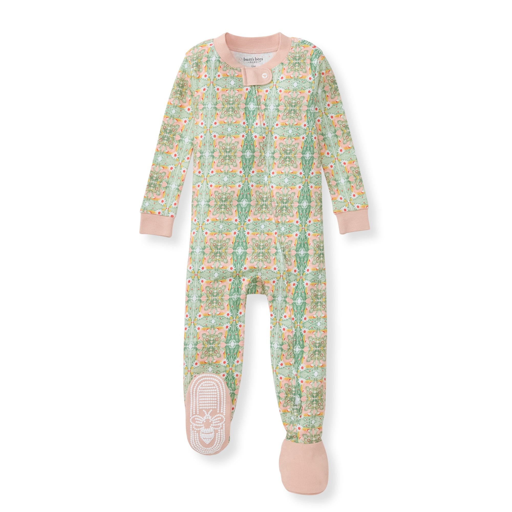  Floral Tile Organic Cotton Girl Sleeper、mySite、layawaytickets