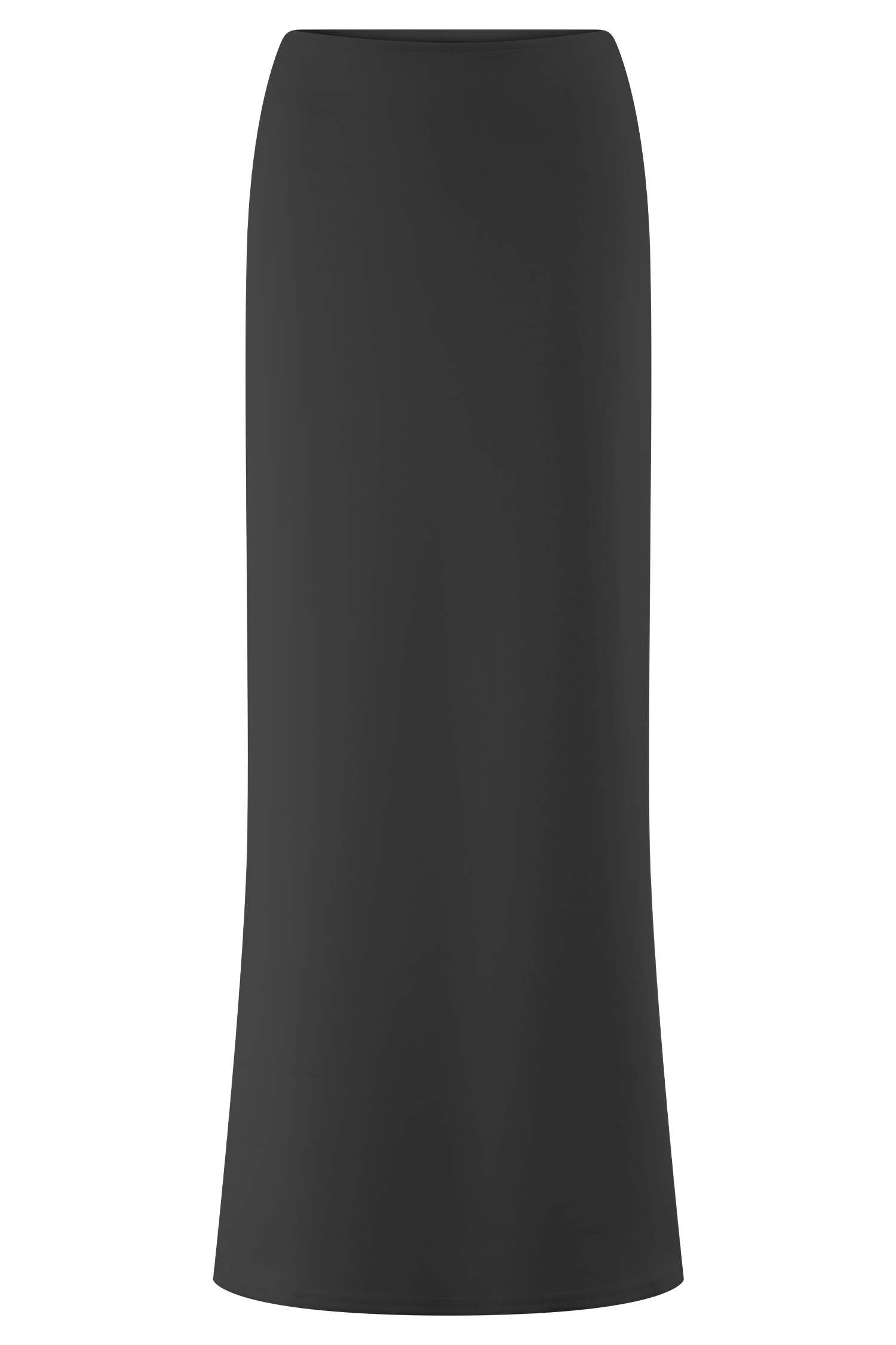 Eris Scuba Jersey Maxi Skirt - Black、mySite、solidvoid