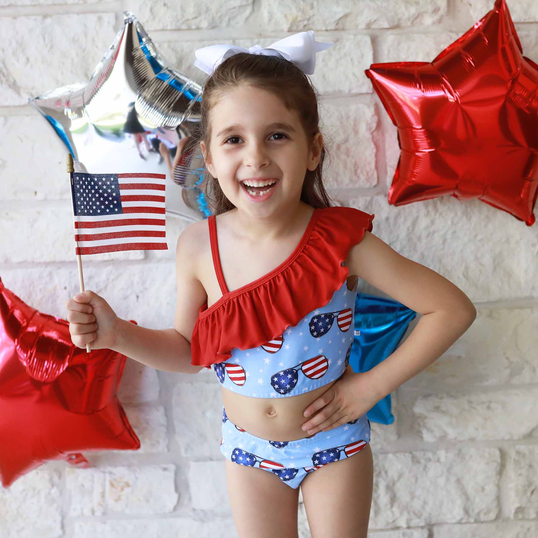  One Shoulder Ruffle Bikini | All Prints、mySite、layawaytickets