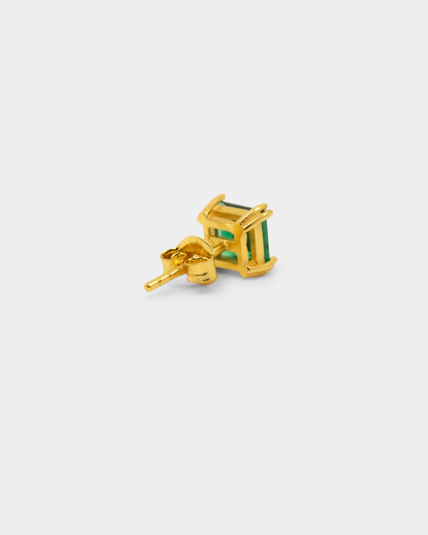 NXS Square Cut Earring Gold/Green、mySite、zt4zffjzw