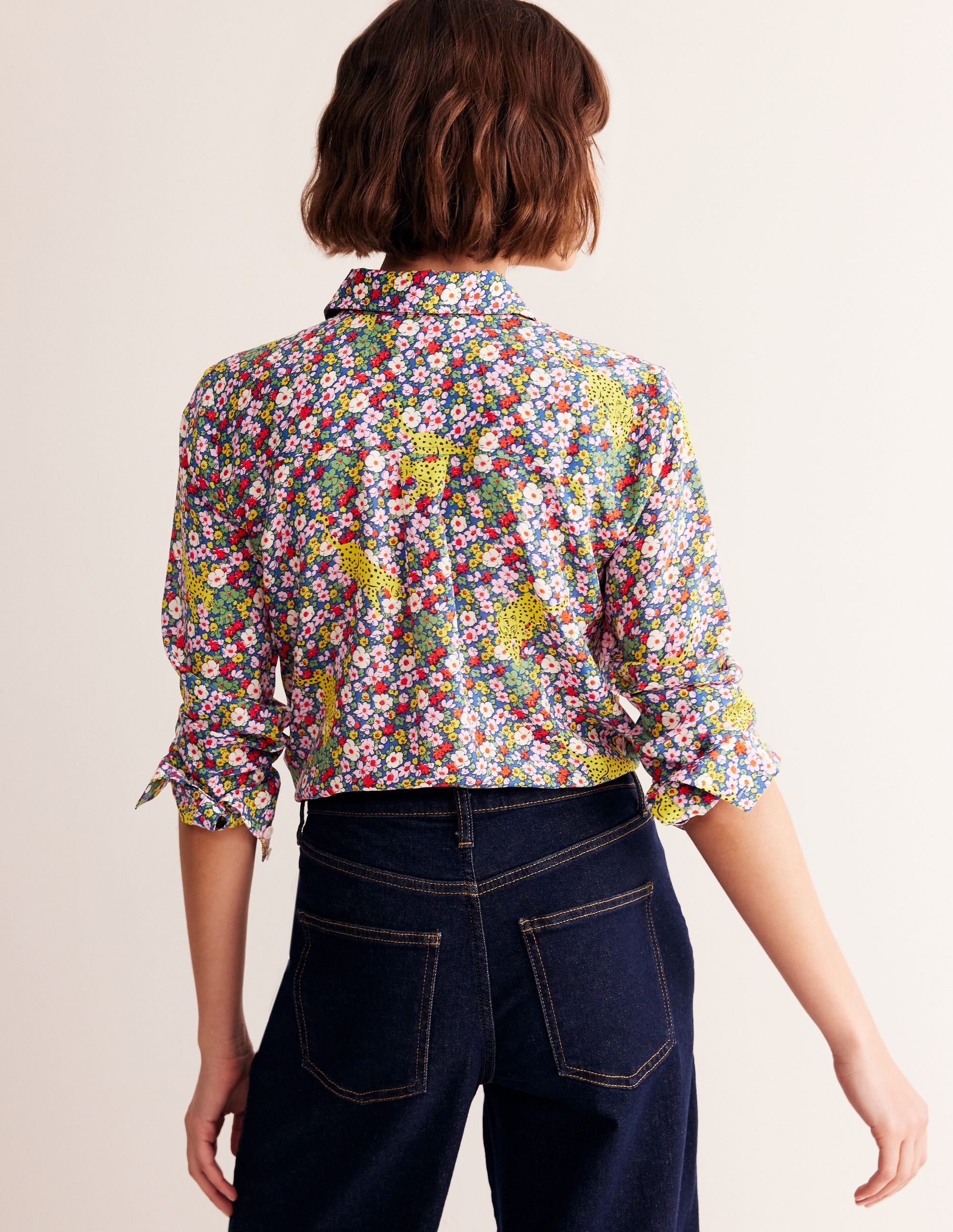  Sienna Silk Shirt-Multi, Leopard Bud、mySite、ashleygrahame