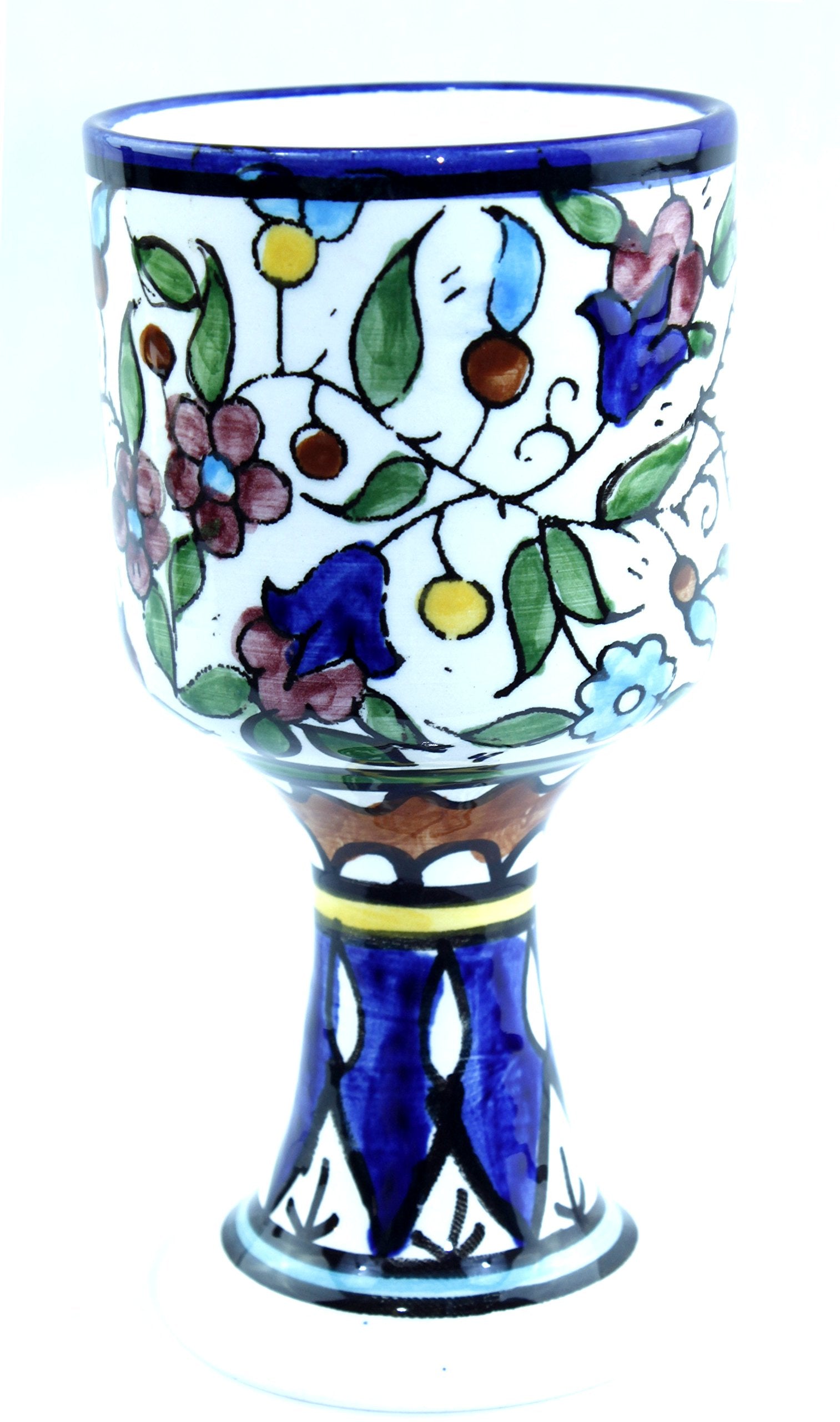  Miriam Seder Kiddush Ceramic Passover Cup or goblet and plate - 6 Inches - Asfour Outlet Trademark、mySite、elrpsem3k