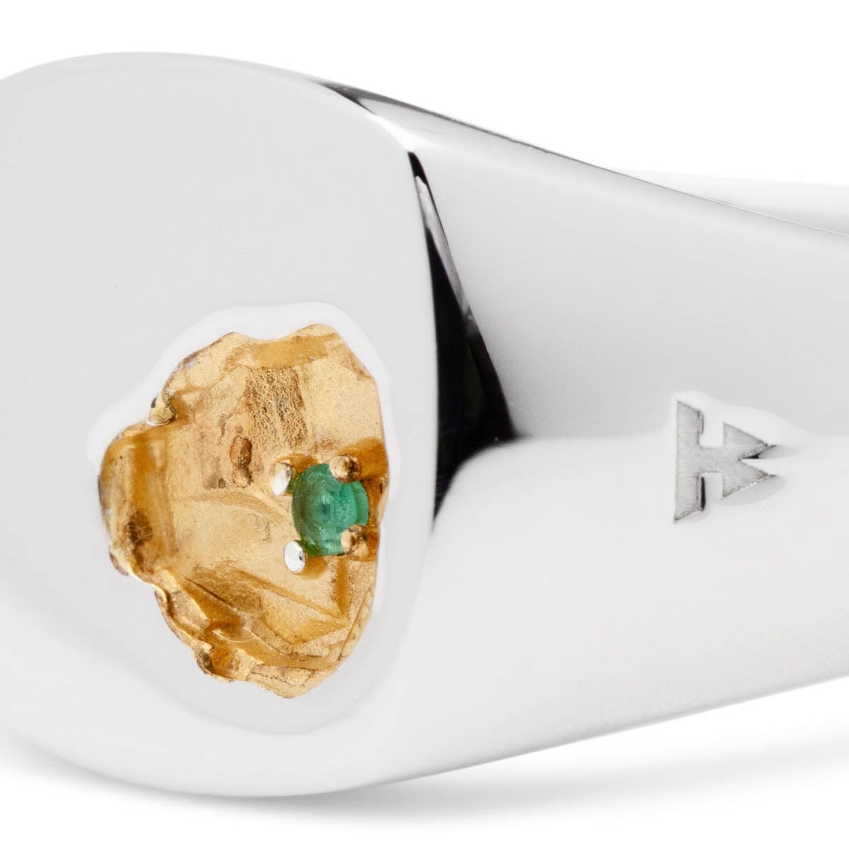 MINED RING SMALL EMERALD、mySite、zt4zffjzw