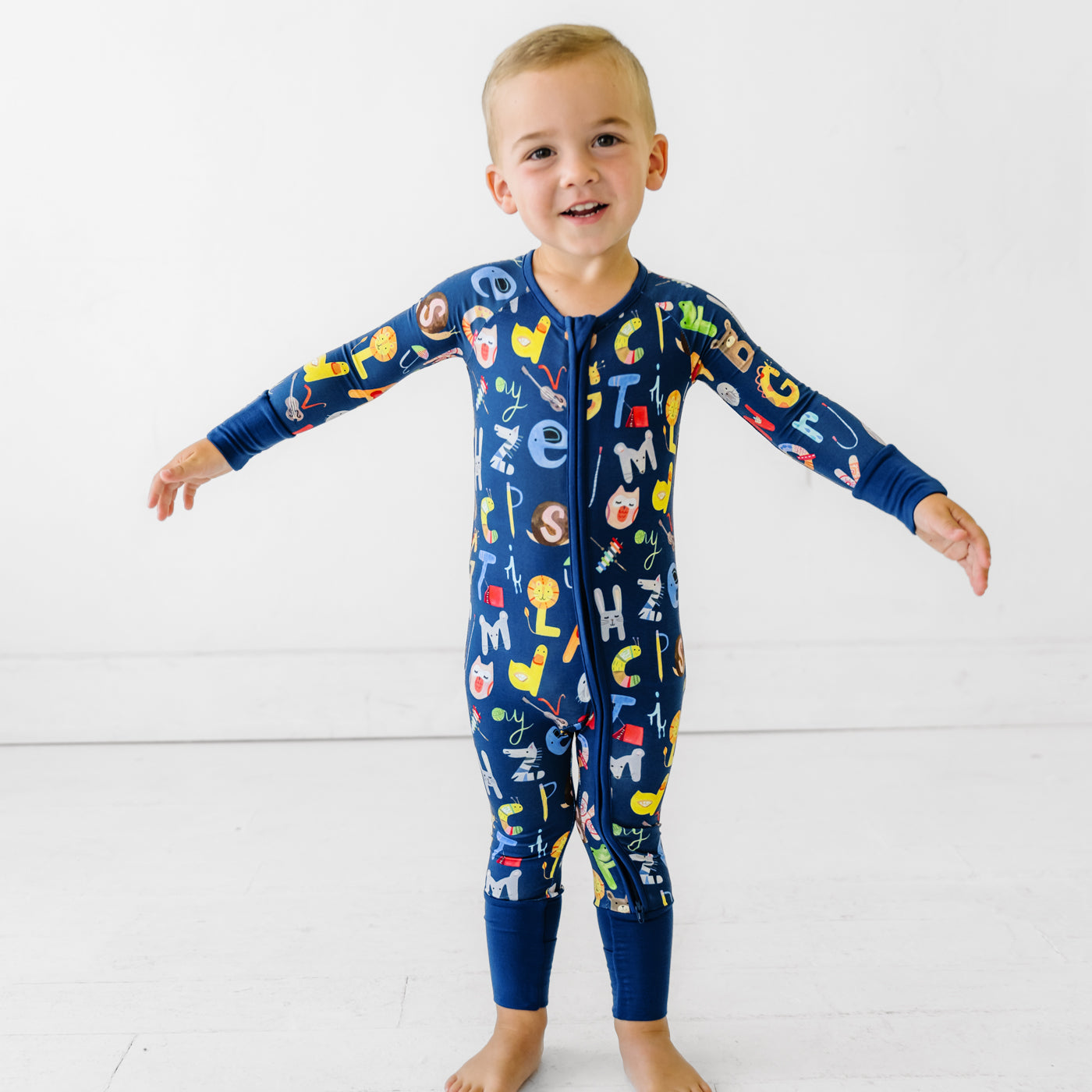 Navy Alphabet Friends Zippy、mySite、g9winljtr