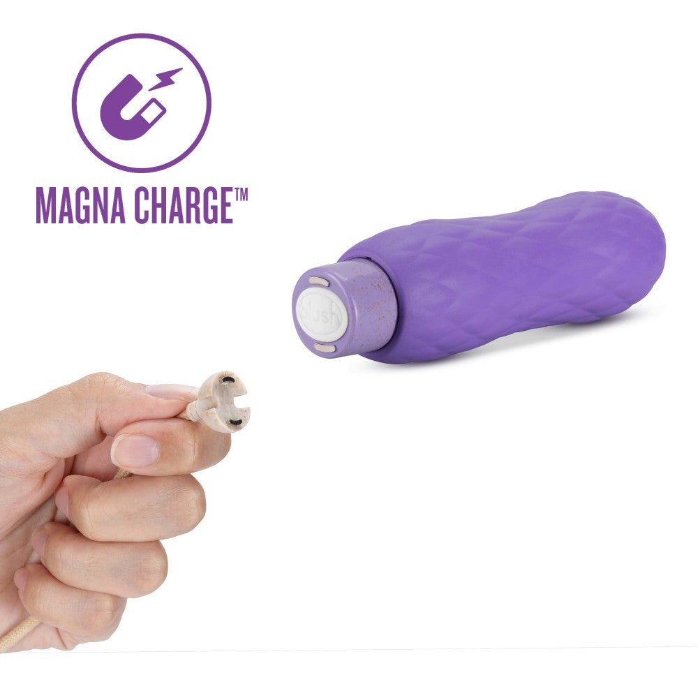 Gaia® By Blush | Eco Bliss: Plant-Based 4 Waterproof Multifunction Powerful Vibrator in Lilac - Sustainably Made with BioTouch™ & BioFeel™、mySite、bottomscart