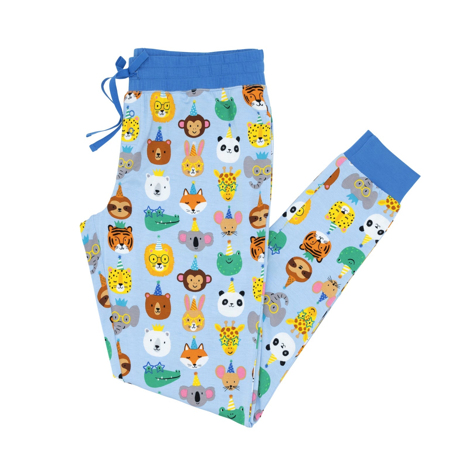 Blue Party Pals Women's Pajama Pants、mySite、g9winljtr