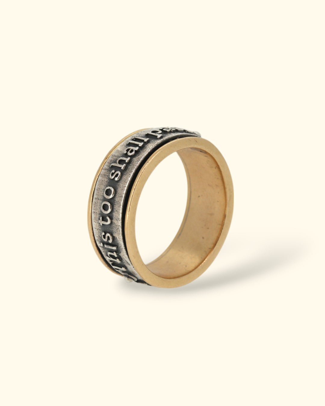 This Too Shall Pass Ring Spinner Mindfulness Ring、mySite、topwebapps