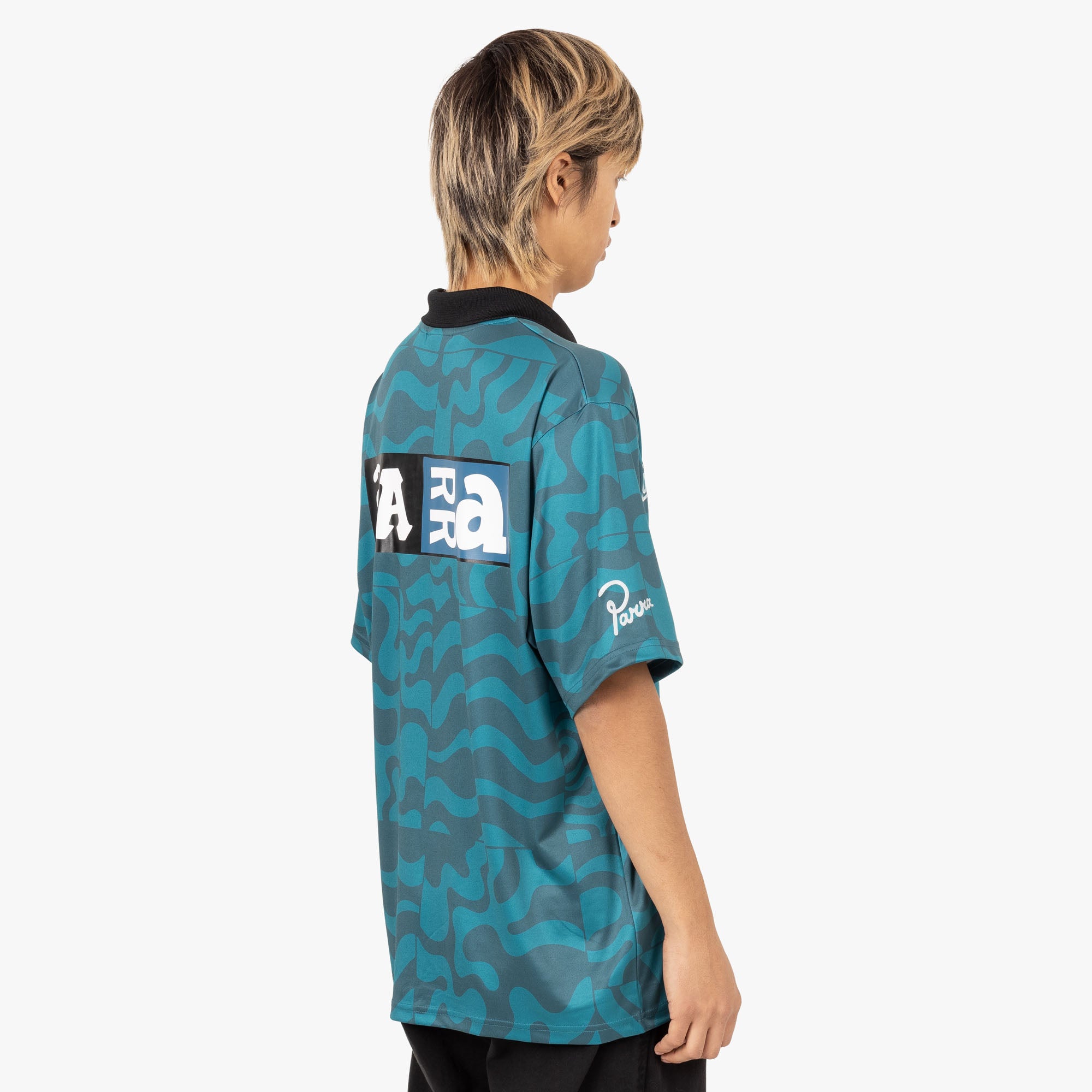  by Parra Flage Polo Shirt / Deep Sea Green、mySite、merchandisen