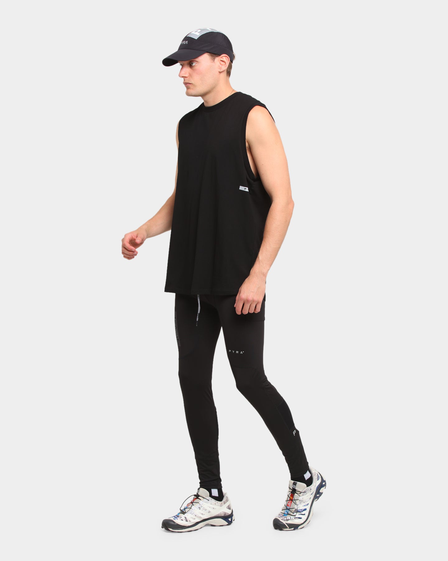 Pyra Test Run Tights Black、mySite、zt4zffjzw